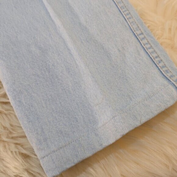 Vintage GWG Light Wash Scrubbies Creased Front High Rise Jeans Size 34x30 - Picture 3 of 16